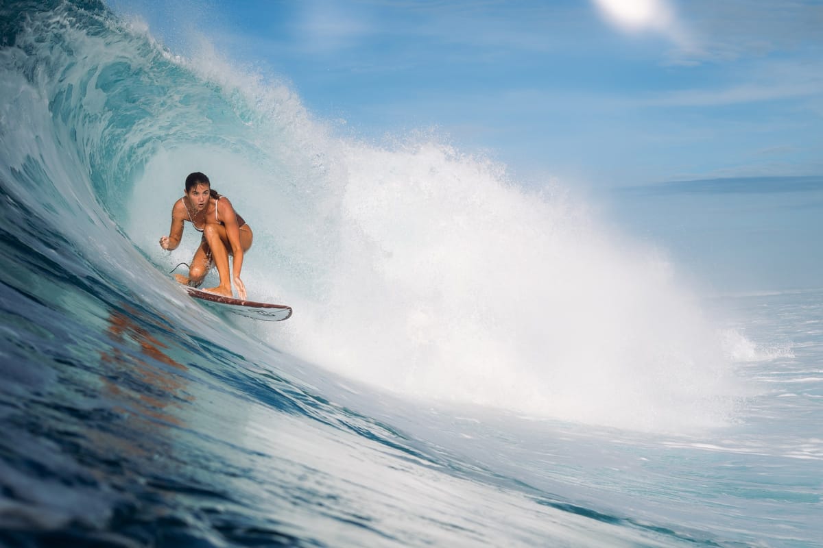 Billabong, Juniper in the Mentawai, from the water
